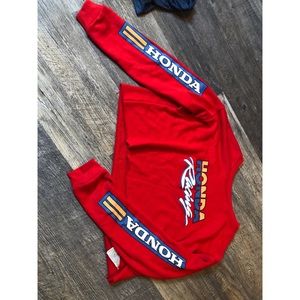 Honda racing crop sweatshirt from forever 21